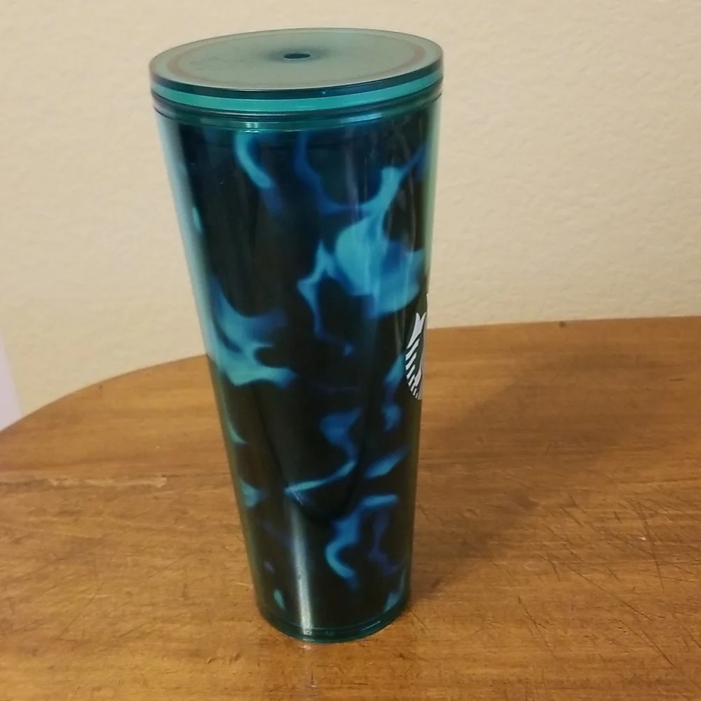 Starbucks Blue Tortsis Shell 24oz Tumbler